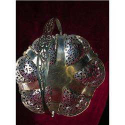 Hallmarked Silver Hand Pierced Fruit/Bread #1282349