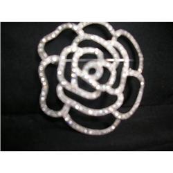 PLATINUM/DIAMOND STUDDED BROOCH #1282353