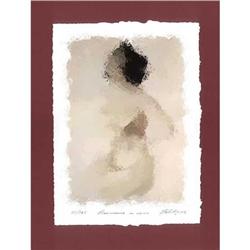 Author's lithograph "Naked on a Sand" color #1300739
