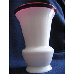 Czecho-slovakian Glass Vase-Acid Etched, Ground#1300745