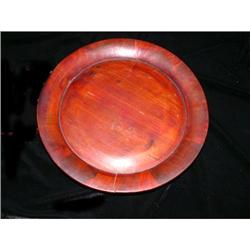 Qing Dynasty Plate Chinese Fir  Wood  Plate  #1300749