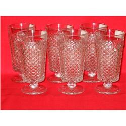 6 Westmoreland Footed Tumblers #1300756