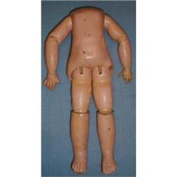 11PIECE ANTIQUE FRENCH COMPOSITION & WOOD DOLL #1300779