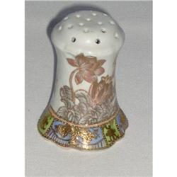 Art Nouveau Handpainted Gold Moriage and White #1301194