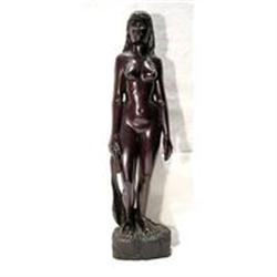 Woman Figure in Wood #1301223