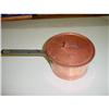 Image 1 : French copper Pan with its lid, Circa 1800 #1301332