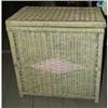 Image 1 : Wicker Hamper Clothes  Lined  Vintage #1301456