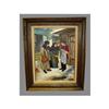 Image 1 : Russian Shop Street Scene Oil Painting #1301836