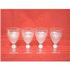 Image 1 : Set of four Cambridge Mount Vernon Wine Glasses#1301872