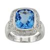 Image 1 : topaz and diamond ring #1316350