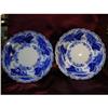 Image 1 : (2) Fulton Johnson Bros Flow Blue Plates #1316451