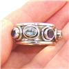 Image 1 : STERLING SILVER Estate AMETHYST BLUE TOPAZ Ring#1316507