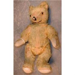 Teddy BEAR Jointed YELLOW Mohair ANTIQUE #1316518