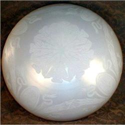 STEUBEN Cameo SHADE Etched - 16 INCH Calcite #1316537