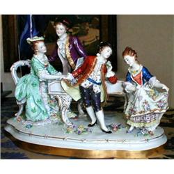 DRESDEN Scenic MUSICAL Group ANTIQUE #1316545