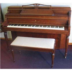 STEINWAY WALNUT CONSOLE PIANO 1956 #1316550