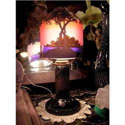 French Cameo Glass Table Lamp probably Le Verre#1316614