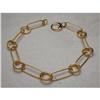 Image 1 : Rare Estate 14K YG Solid Gold Designer Bracelet#1316650