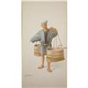Image 1 : Rare Orig. Takuji Nakamura Painting, c.1925 #1337391