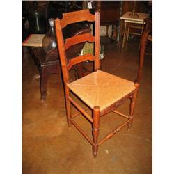 Pair of French Oak Farm Chairs #1337491