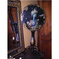 Napoleon III Tilt Top Painted Table #1337641