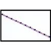 Image 1 : AMETHYST DIAMOND LINK BRACELET OF 18K WHITE #1337920