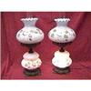 Image 1 : A pair of Gone with the Wind Lamps handpainted #1337950