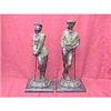 Image 1 : A pair of Bronze Golfer figurines #1337954