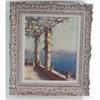 Image 1 : R.U.Rinaldi Listed "Italian Coast" Oil Painting#1337995