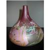 Image 1 : Louis Leloup Designer Rose Incrustation ArtVase#1338049