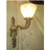 Image 1 : A pair of alabaster and bronze sconces #1338077