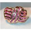 Image 1 : 18k Channel Set Ruby Ring #1338179
