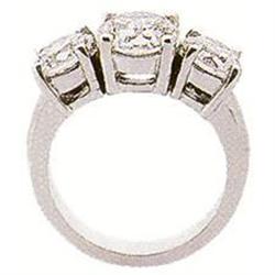0.50 Ct 3 STONE GENUINE DIAMOND RING White Gold#1338236