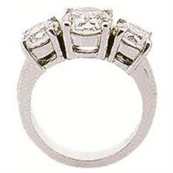 0.50 Ct 3 STONE GENUINE DIAMOND RING White Gold#1338236