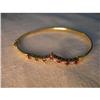 Image 1 : Rare Estate 14K YG Gold Ruby Diamond Bangle #1355468