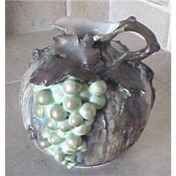 Amphora Teplitz pitcher with grapes #1355505