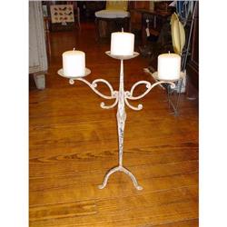 French iron candelabra with 3 arms #1355515