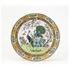 Image 1 : 19C Chinese Export Famille Rose Peacock Plate #1355535