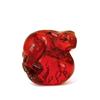 Image 1 : Japanese Amber Netsuke Rat Mokugyo Sg #1355604