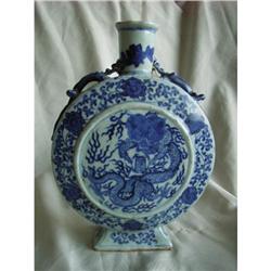 chinese blue and white porcelain vase #1355799