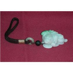 Purple Jade Crave Money Frog Feng Shui Piece #1355823