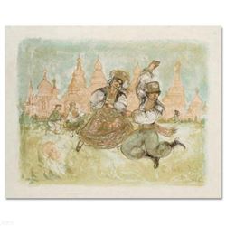 "Russian Dancers" Limited Edition Lithograph by Edna Hibel (1917-2014), Numbered and Hand Signed wit