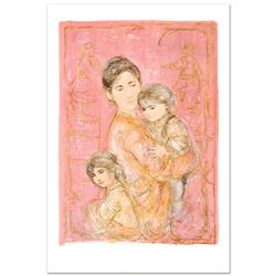 "Sonya and Family" Limited Edition Lithograph by Edna Hibel (1917-2014), Numbered and Hand Signed wi