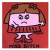 Image 1 : Todd Goldman, "Miss Bitch" Hand Signed Original Painting on Canvas with Letter of Authenticity.