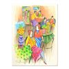 Image 1 : Itzchak Tarkay (1935-2012), Original Mixed Media Watercolor, Hand Signed with Letter of Authenticity