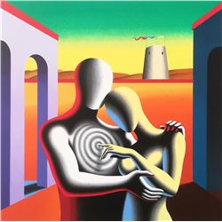 Mark Kostabi "THE SOUL WITHIN THE SOUL" Original Serigraph