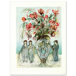 "Ancient Wisdom" Limited Edition Lithograph by Edna Hibel (1917-2014), Numbered and Hand Signed with