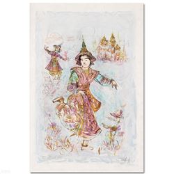 "Thai Dancers" Limited Edition Lithograph by Edna Hibel, Numbered and Hand Signed with Certificate o