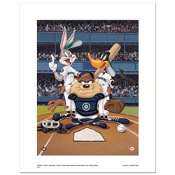 "At the Plate (Mariners)" Numbered Limited Edition Giclee from Warner Bros. with Certificate of Auth