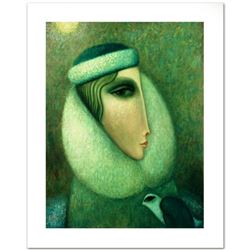 Sergey Smirnov (1953-2006), "Alina" Limited Edition Mixed Media on Canvas, Numbered and Hand Signed 